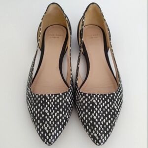 EUC Cole Haan Black and White Pattern Cut Out Flats